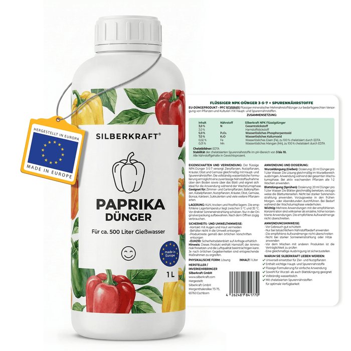 Paprika-Dünger - Silberkraft