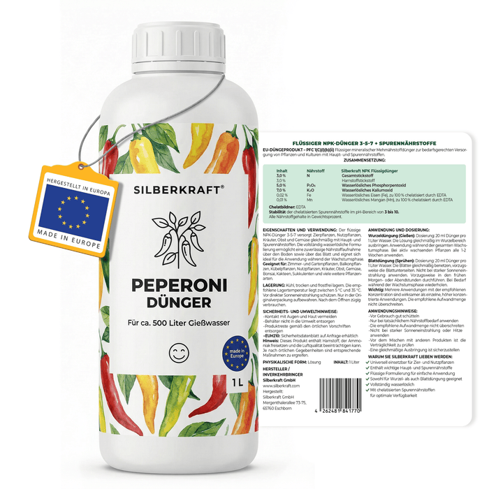 Peperoni-Dünger - Silberkraft