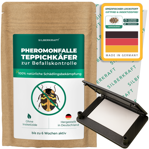 Pheromonfalle Teppichkäfer - Silberkraft