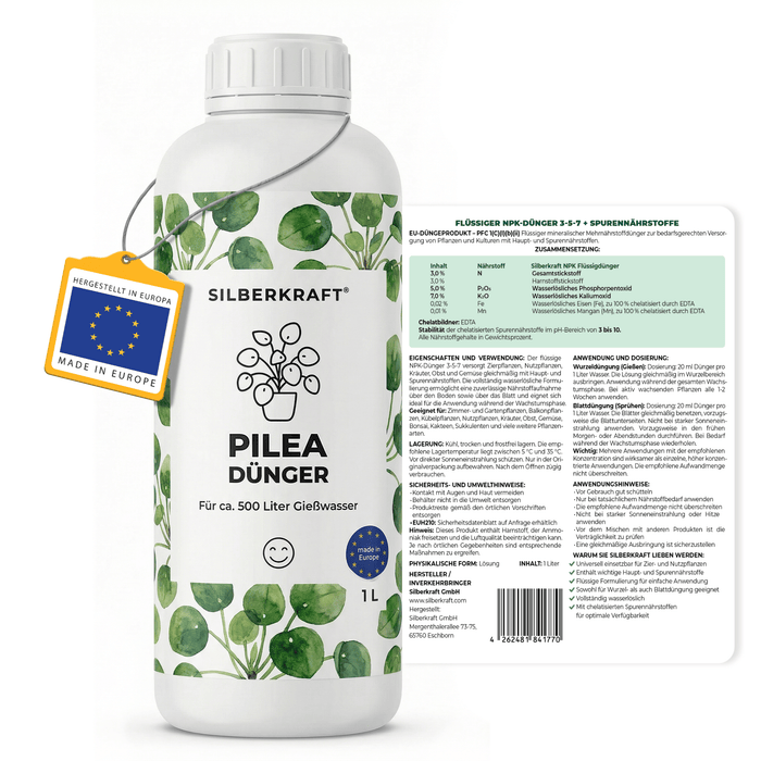 Pilea-Dünger - Silberkraft