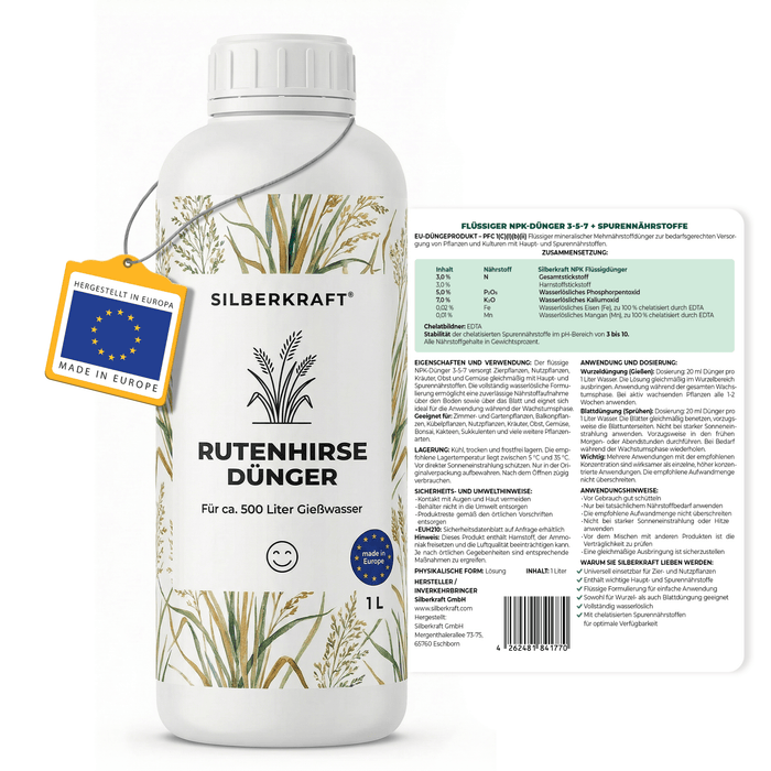 Rutenhirse-Dünger - Silberkraft