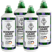 Schwertliliendünger – Mineralischer NPK Flüssigdünger mit Stickstoff – Dünger für Schwertlilien (Iris) – Stauden-Dünger