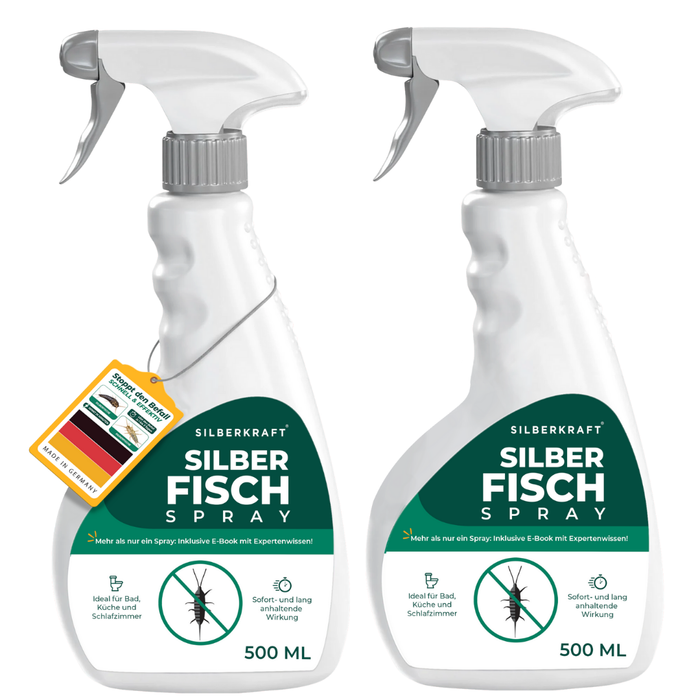 Silberfisch Spray 500ml inkl. E-Book - Silberkraft