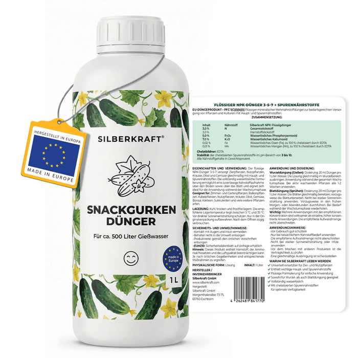Snackgurken-Dünger - Silberkraft