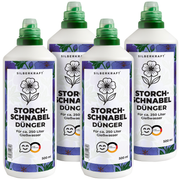 Storchschnabeldünger – Mineralischer NPK Flüssigdünger mit Stickstoff – Dünger für Storchschnabel (Geranium) – Stauden-Dünger