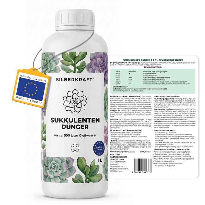 Sukkulenten-Dünger - Silberkraft