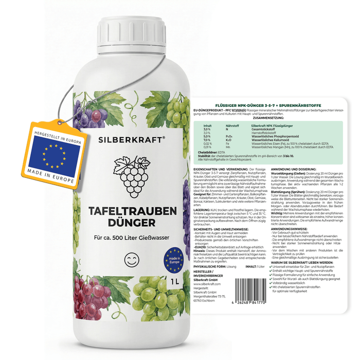 Tafeltrauben-Dünger - Silberkraft