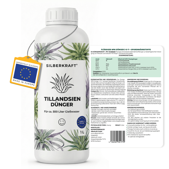 Tillandsien-Dünger - Silberkraft