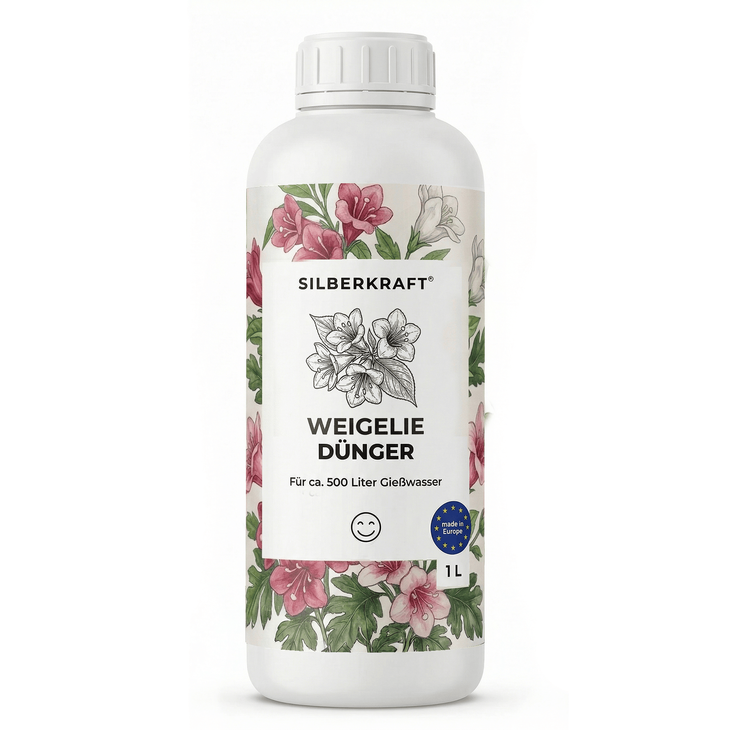 Weigeliedünger – Mineralischer NPK Flüssigdünger mit Stickstoff – Dünger für Weigelie – Blühsträucher-Dünger - Silberkraft