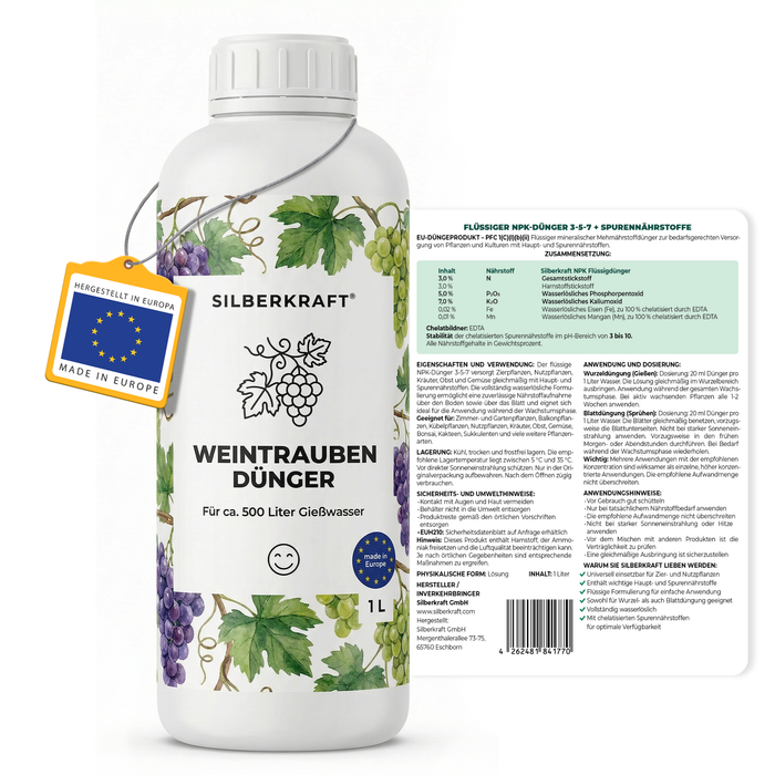 Weintrauben-Dünger - Silberkraft