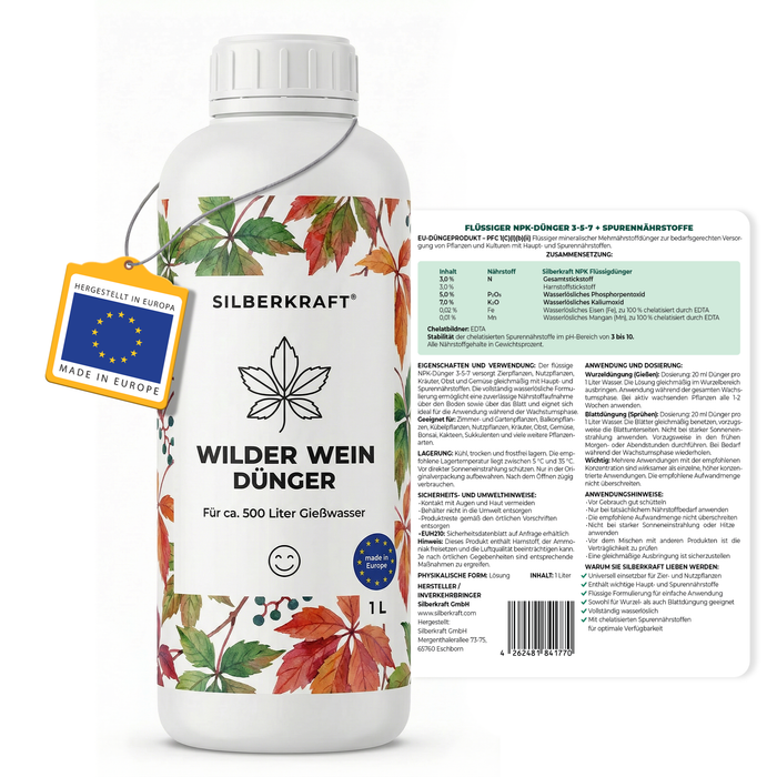 Wilder-Wein-Dünger - Silberkraft