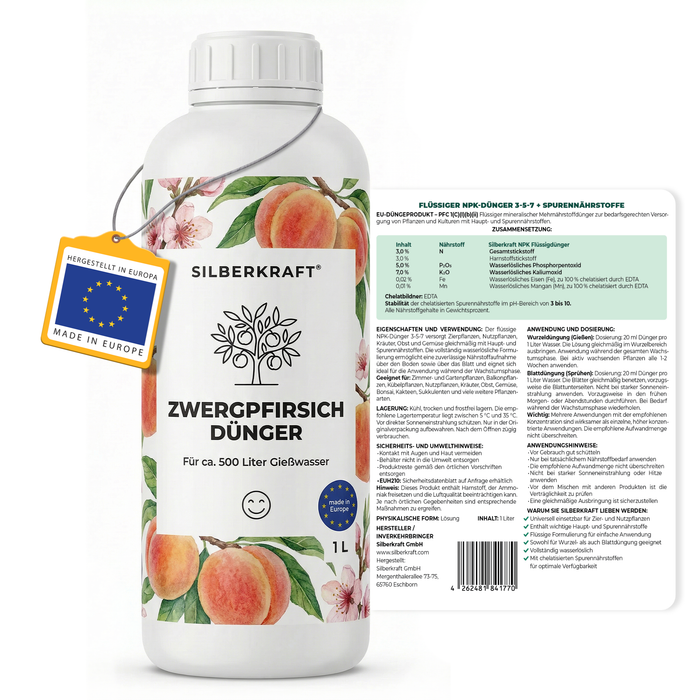 Zwergpfirsich-Dünger - Silberkraft