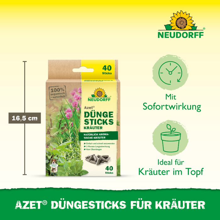 Neudorff Azet DüngeSticks für Kräuter - Silberkraft