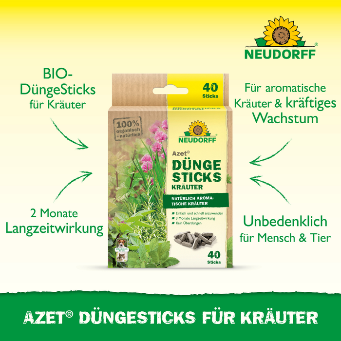 Neudorff Azet DüngeSticks für Kräuter - Silberkraft