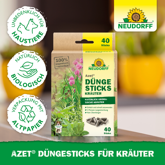 Neudorff Azet DüngeSticks für Kräuter - Silberkraft