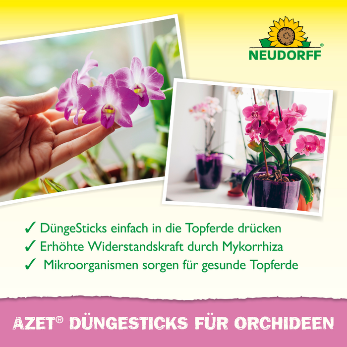 Neudorff Azet DüngeSticks für Orchideen - Silberkraft