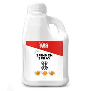 BugPower Spinnen Spray - effektiv gegen Spinnen - Silberkraft