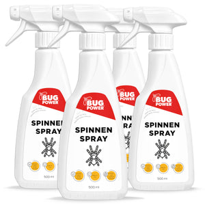 BugPower Spinnen Spray - effektiv gegen Spinnen - Silberkraft