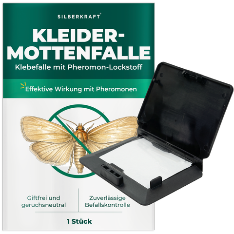 Kleidermottenfalle – Klebefalle mit Pheromon-Lockstoff