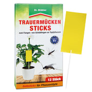 Trauermücken-Sticks: Effektive Bekämpfung von Weiße Fliegen, Trauermücken, Obst- und Essigfliegen, Thripsen und Zikaden