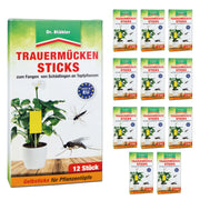 Trauermücken-Sticks: Effektive Bekämpfung von Weiße Fliegen, Trauermücken, Obst- und Essigfliegen, Thripsen und Zikaden