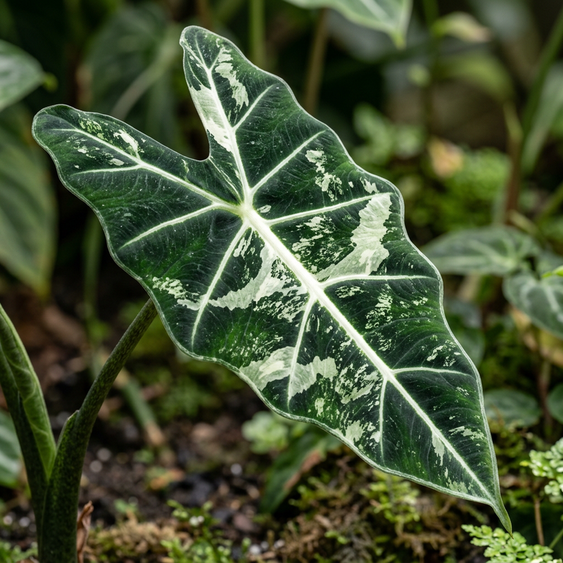 Alocasia 'Frydek' Variegata
