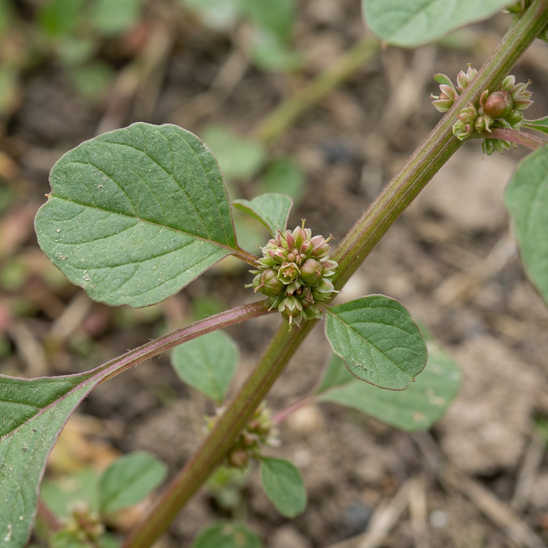 Aufsteigender Fuchsschwanz (Amaranthus blitum), KI-Illustration