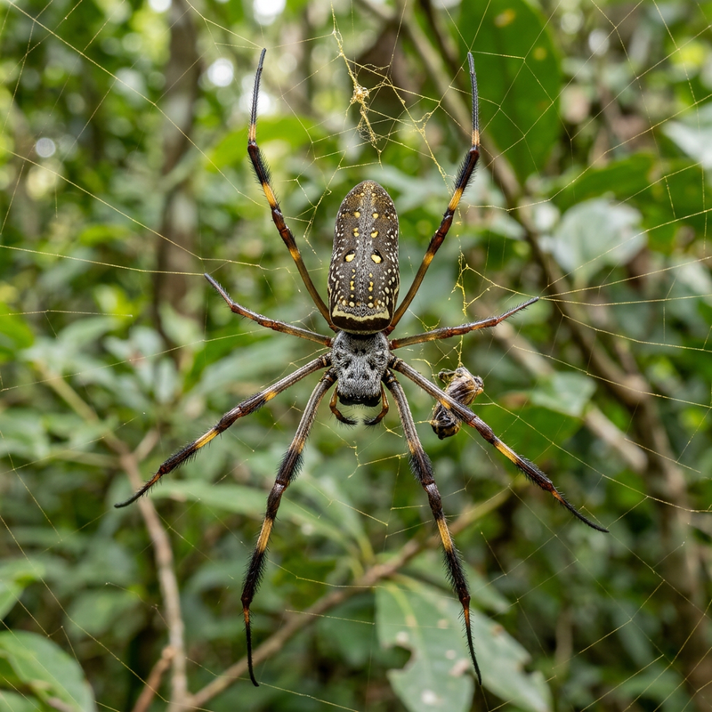 Australische Goldene Seidenspinne