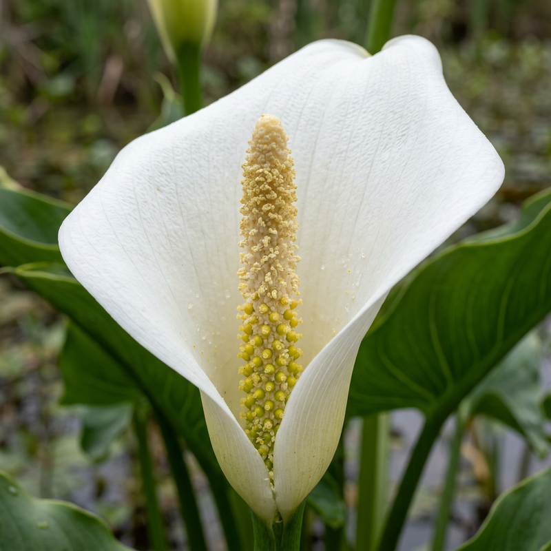 Calla-Lilie (Zantedeschia), KI-Illustration