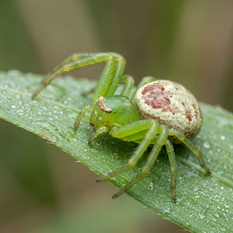 Grüne Krabbenspinne