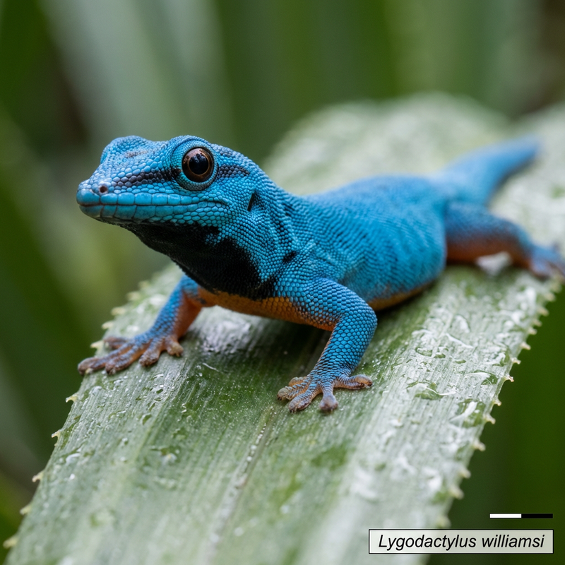 Himmelblauer Zwergtaggecko