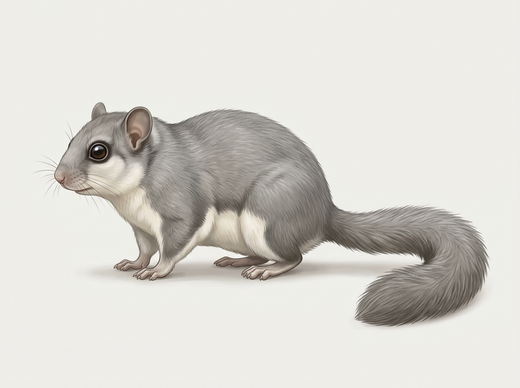 Siebenschläfer (Glis glis) von der Seite