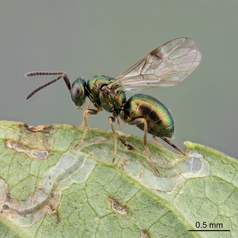 Minierfliegen-Schlupfwespe