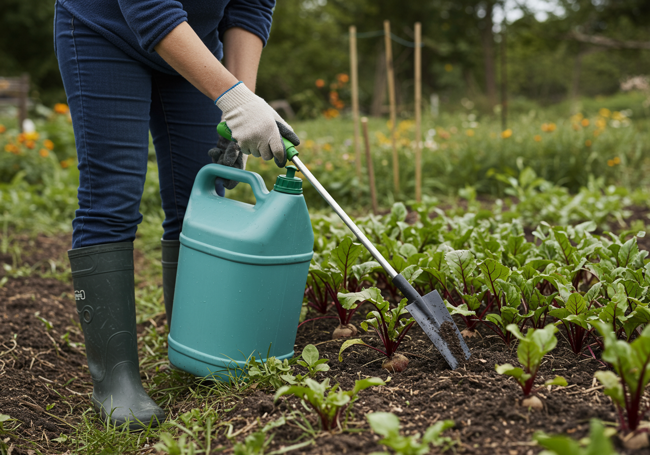 Neudorff Azet KräuterDünger — Anwendungs-Szene