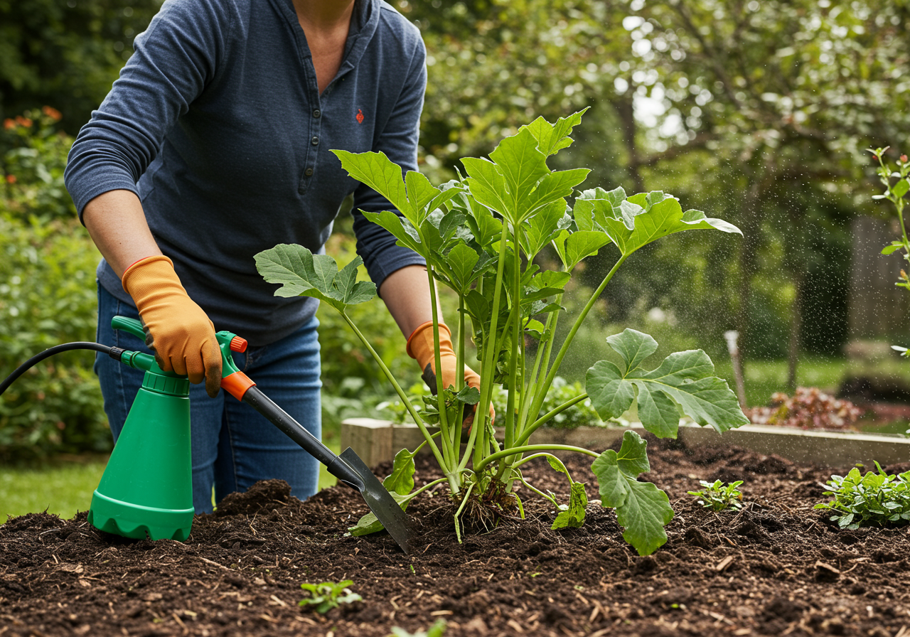 Neudorff Neudorff BioKraft Vitalkur für Buxus & Ilex — Anwendungs-Szene