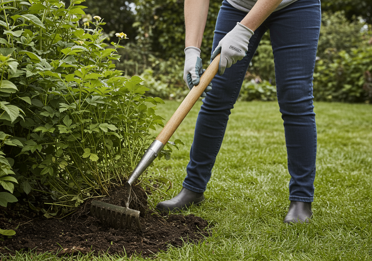 Neudorff Rasenreparatur LückenLos — Anwendungs-Szene