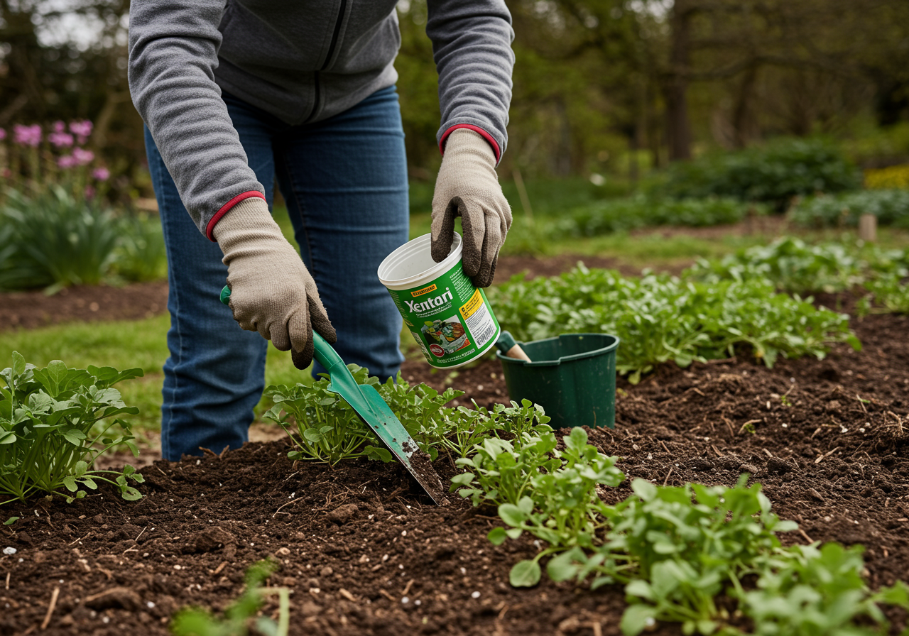 Neudorff Xentari Raupenfrei — Anwendungs-Szene
