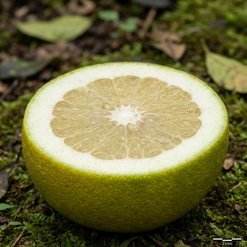 Pomeranze (Citrus maxima), KI-Illustration