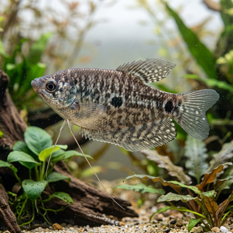 Punktierter Fadenfisch (Marmor-Variante)