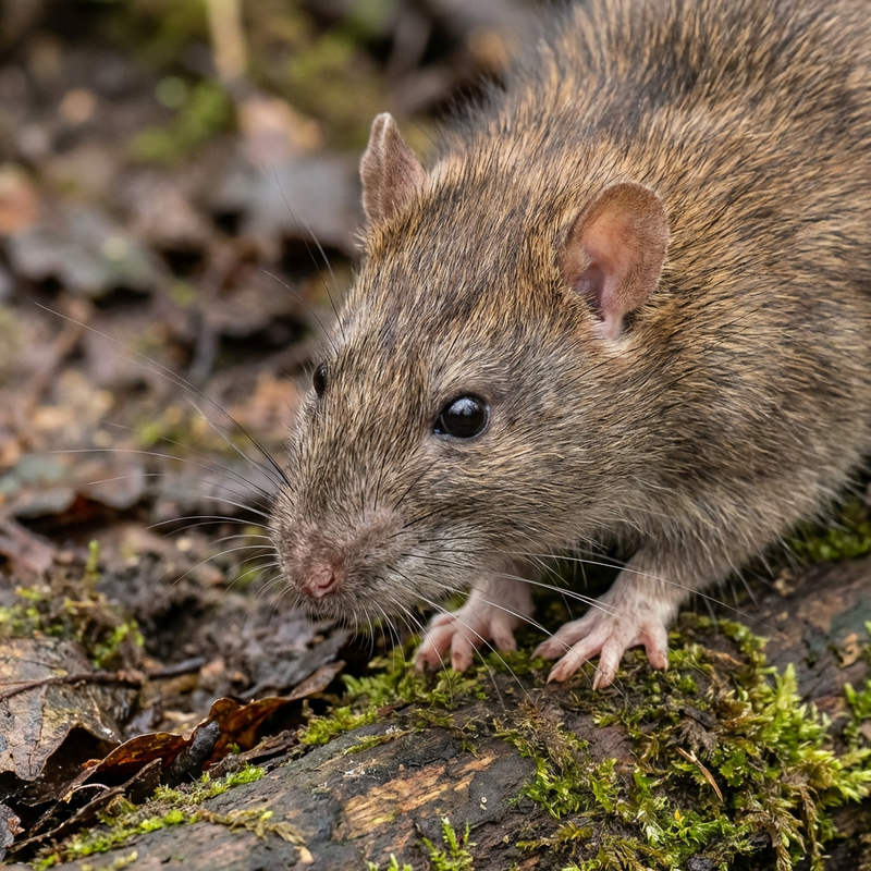 Ratten (Rattus), KI-Illustration