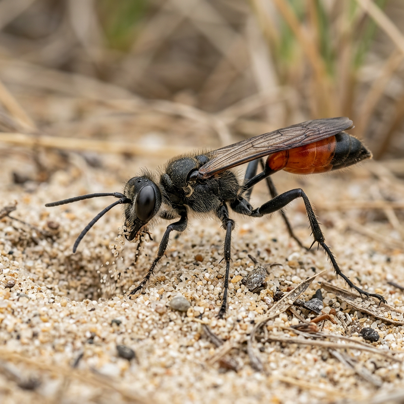 Sandwespe (Gattung Podalonia)
