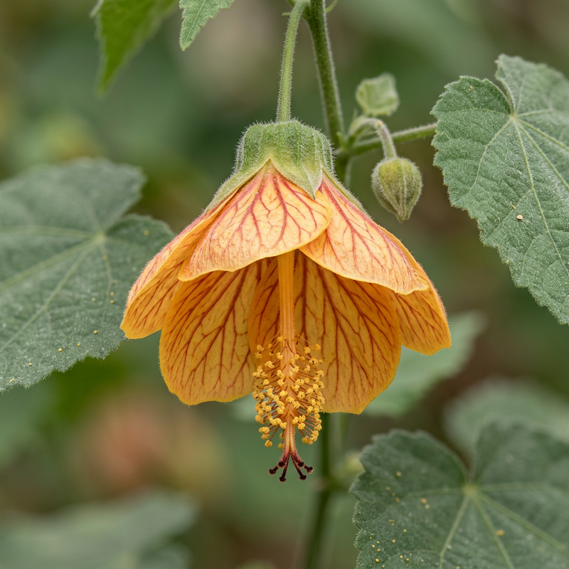 Schönmalve (Abutilon), KI-Illustration