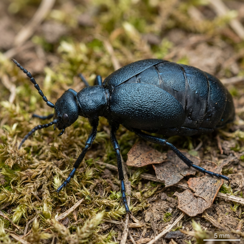Schwarzblauer Ölkäfer