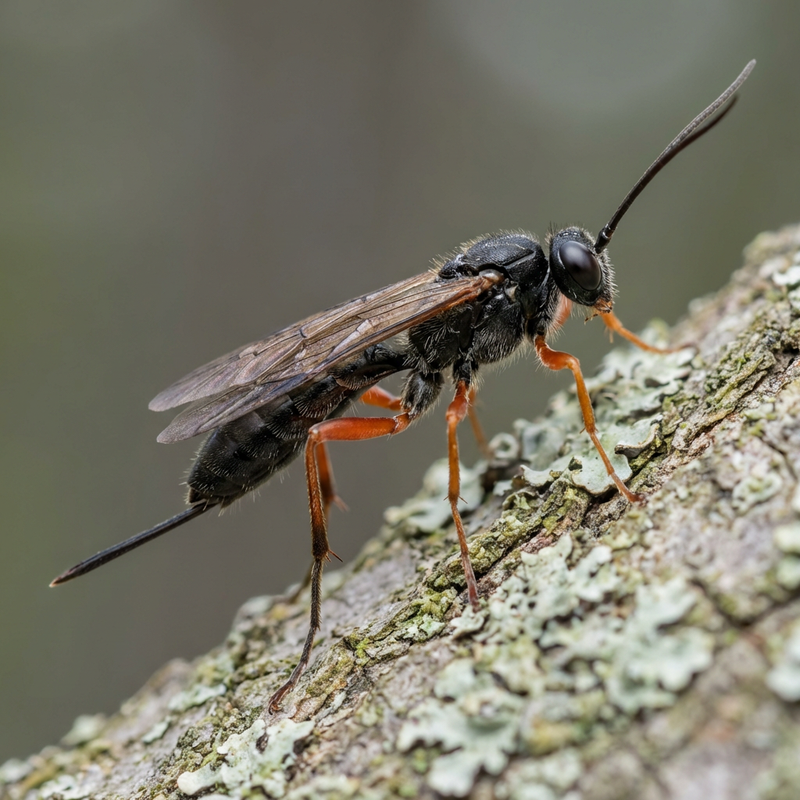 Schwarze Schlupfwespe
