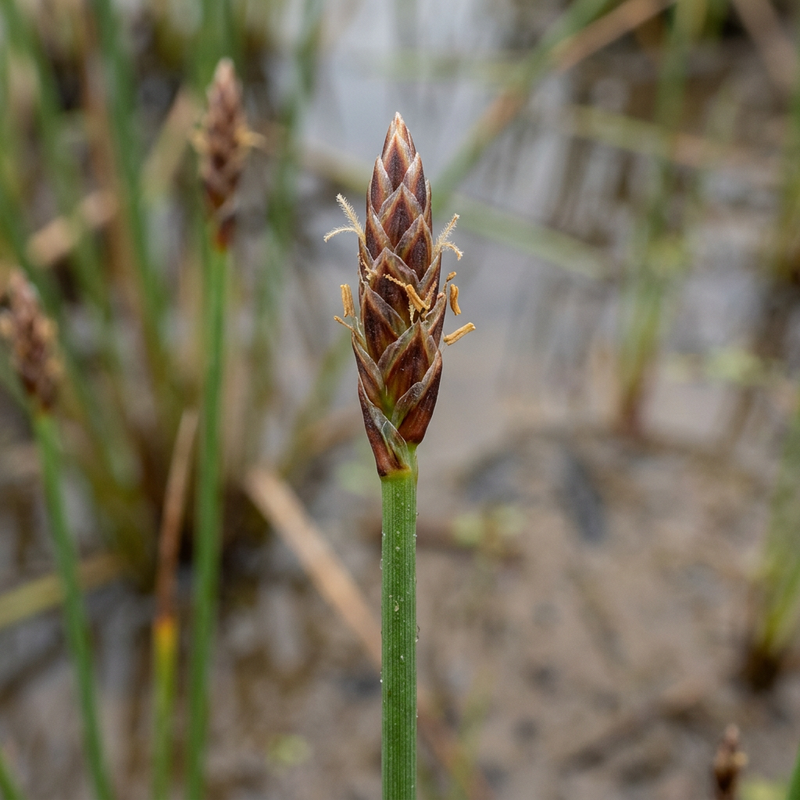 Sumpfbinse (Eleocharis), KI-Illustration