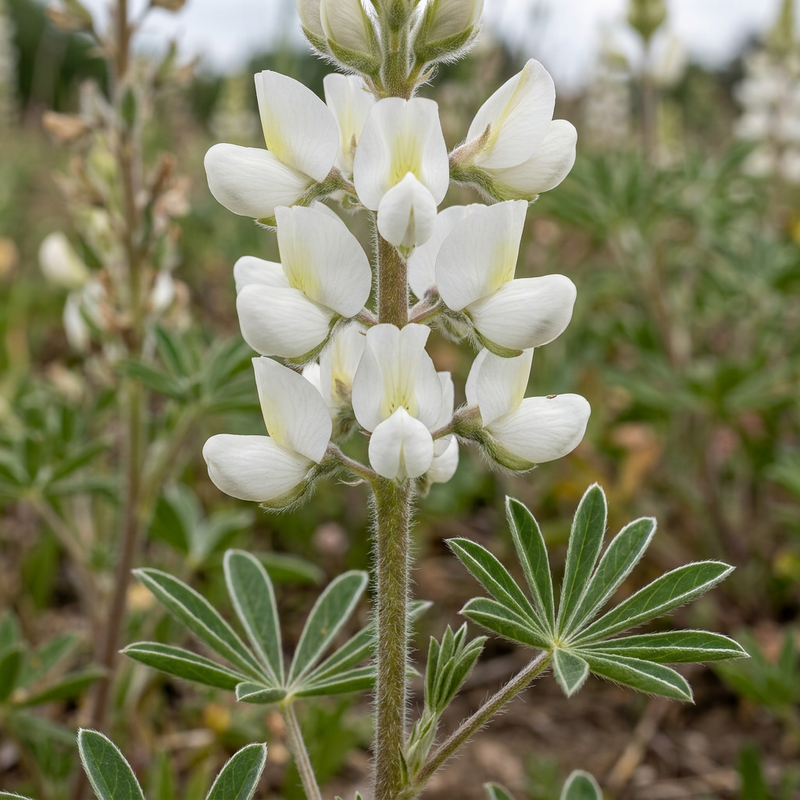 Weiße Lupine
