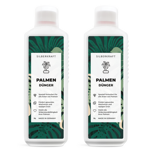 Palmendünger - Mineralischer NPK Flüssigdünger mit Stickstoff - Dünger für Palmen - Yucca Palmen Dünger - Palmen düngen - Silberkraft